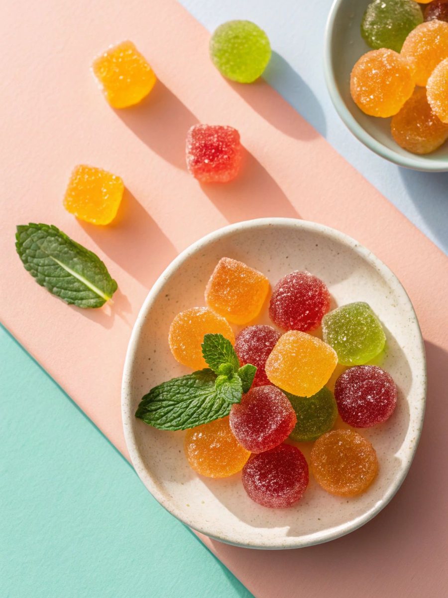 Sugared Fruit Jellies